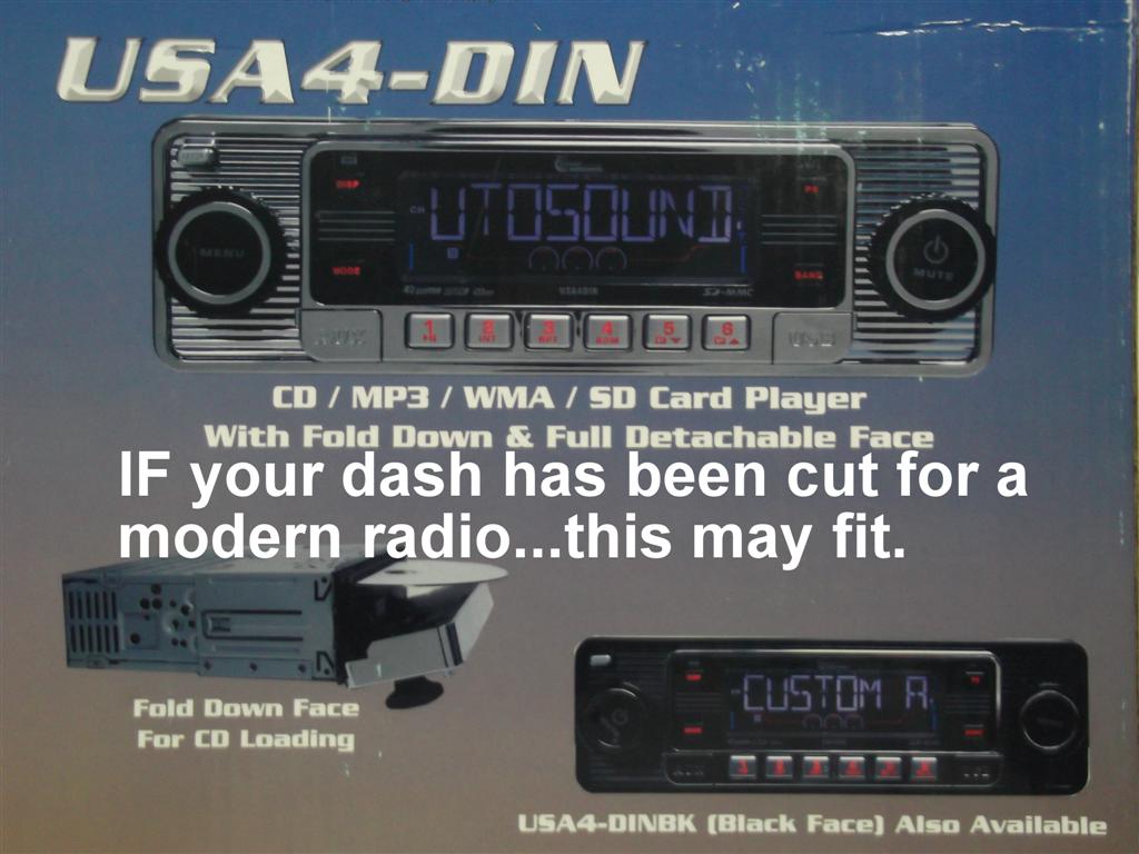 Custom AutoSound USA-4 in Dash AM/FM/CD MP3